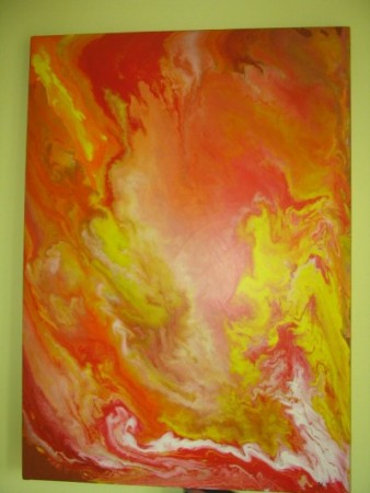 Abstrakcia 70x50....PREDANÝ